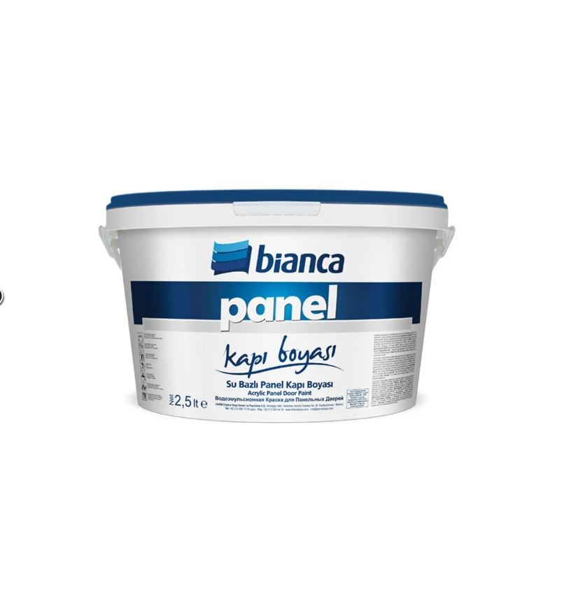 Bianca Panel Kapı Boyası Beyaz (Su Bazlı) 0,75 Lt